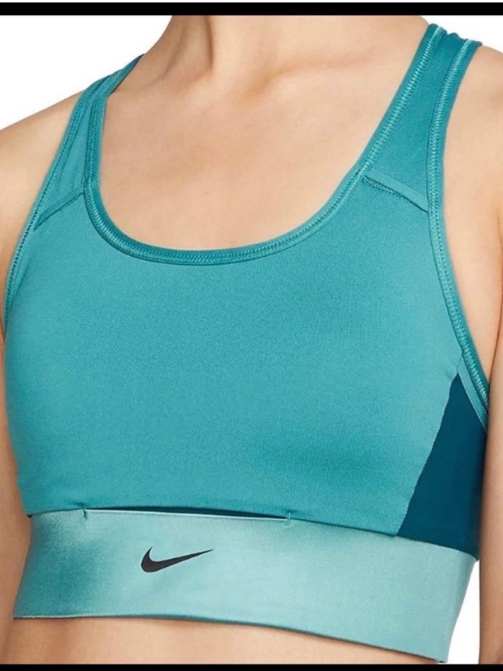 Nike Teal Racerbackt Sports Bra